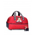 BORSA DA VIAGGIO HAPPY MICKEY DISNEY ORIGINAL 40X23X18CM BORSONE TOPOLIN0 UTILE IN PALESTRA E PISCINA 70%MICROF.30%PVC