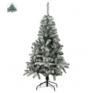 ALBERO DI NATALE ECOLOGICO INNEVATO "ALASKA" 180 RAMI ALTO 120CM CHRISTMAS TREES GUIRMA