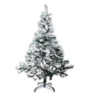 ALBERO DI NATALE ECOLOGICO INNEVATO "ALASKA" 320 RAMI 150CM MOLTO REALISTICO TOP QUALITY CHRISTMAS TREES GUIRMA