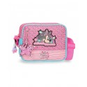 TRACOLLINA PINK VIBES MINNIE MOUSE DISNEY 18X15X5CM MULTICOLOR CON APPLICAZIONI PORTACHIAVI INCLUSO