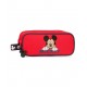 NECESER 2 ZIP HAPPY MICKEY DISNEY ORIGINAL 23X9X7CM BEAUTY CASE BUSTINA TOPOLIN0 UTILE IN VIAGGIO PALESTRA E PISCINA