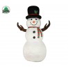 PUPAZZO DI NEVE GONFIABILE 260CM DECORAZIONI NATALIZIE FUNZIONA A CORRENTE 220V/240V 30W DISTRIBUITO DA GUIRMA