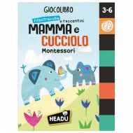 GIOCOLIBRO FILASTROCCHE DELLA MAMMA E DEL PAPÀ CUCCIOLO MONTESSORI 3-6 ANNI HEADU MADE IN ITALY