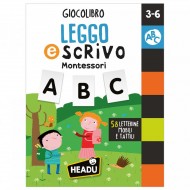 GIOCOLIBRO LEGGO E SCRIVO MONTESSORI 3-6 ANNI HEADU MADE IN ITALY GIOCO RICREATIVO