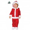 COSTUME BABBO NATALE BABY 6/12 MESI VESTITO BABBO NATALE COMPLETO 3 PZ. CAPPELLO/GIACCA E PANTALONI APERTURA A STRAPPO