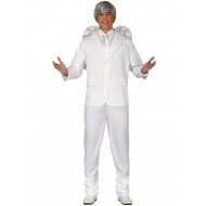 COSTUME BIANCO ANGELO TG.M 48/50 VESTITO COMPL.GIACCA/PANTALONI/ALI PER TRAVESTIMENTI E SCENE RELIGIOSE NATALE NO ACCESS