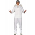 COSTUME BIANCO ANGELO TG.M 48/50 VESTITO COMPL.GIACCA/PANTALONI/ALI PER TRAVESTIMENTI E SCENE RELIGIOSE NATALE NO ACCESS