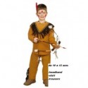 VESTITO CARNEVALE INDIANO BABY 10/12 ANNI