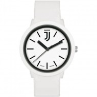 OROLOGIO DA POLSO AL QUARZO FC JUVENTUS NEW GENT QUADRANTE 39MM BIANCO CINTURINO PVC BIANCO PROD.UFFICIALE LOWELL ITALY