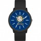 OROLOGIO DA POLSO AL QUARZO FC INTERNAZIONALE NEW GENT QUADRANTE39MM NERO CINTURINO PVC NERO PROD.UFFICIALE LOWELL ITALY