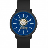 OROLOGIO DA POLSO AL QUARZO FC INTERNAZIONALE NEW GENT QUADRANTE39MM NERO CINTURINO PVC NERO PROD.UFFICIALE LOWELL ITALY