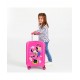 TROLLEY DA VIAGGIO ABS 4 RUOTE LOVE MINNIE DISNEY ORIGINAL VALIGIA FUCSIA 55X20X37CM BAGAGLIO A MANO CHIUSU.A COMBINAZIO