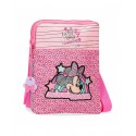 TRACOLLINA PIATTA PINK VIBES MINNIE MOUSE DISNEY 13X16X1,5CM MULTICOLOR CON APPLICAZIONI