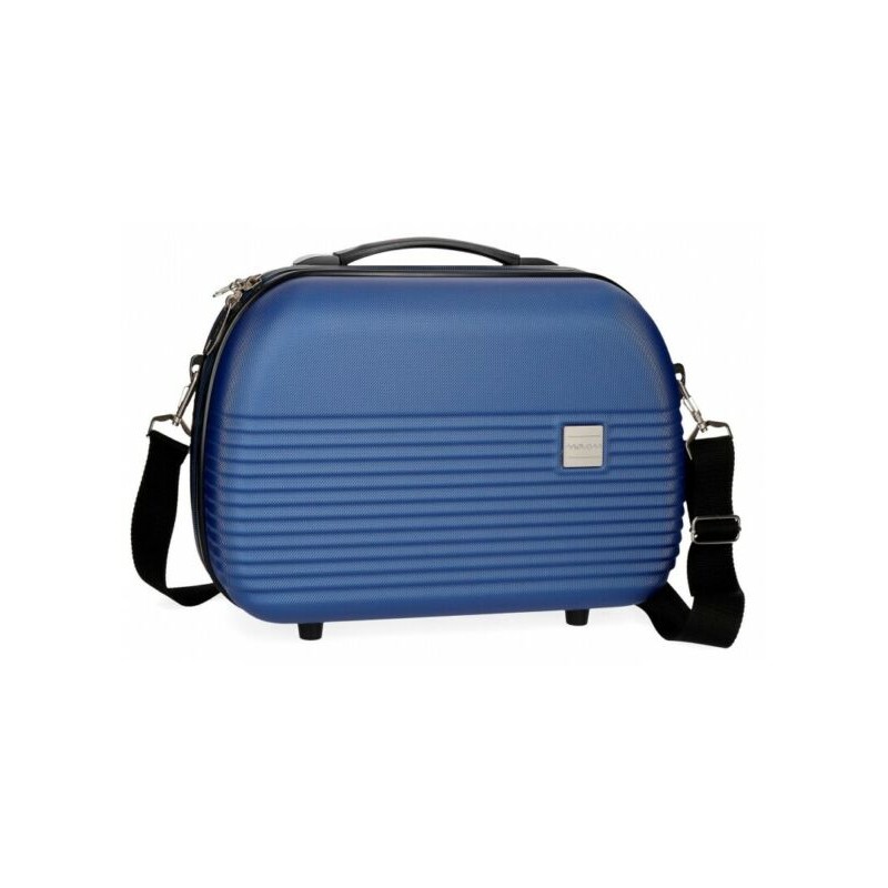BEAUTY CASE DA VIAGGIO ABS MOVOM DAKAR BLU NECESER MINI VALIGIA 35X24X15CM  CON FASCIA AGGANCIO PER TROLLEY JOUMMA BAGS - Parole e Pensieri