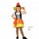 VESTITO CARNEVALE STREGA INFANTIL 5/6 ANNI