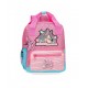 ZAINETTO ASILO PINK VIBES MINNIE DISNEY 23X28X10CM MULTICOLOR CON PORTACHIAVI E FASCIA PER AGGANCIO AL CARRELLINO