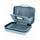 BEAUTY DA VIAGGIO RIGIDO ABS AZZURRO FROZEN TRUST JOUR JOURNEY DISNEY ORIGINAL 29X21X5CM CON FASCIA AGGANCIO AL TROLLEY