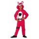 COSTUME CARNEVALE ORSO ROSA 12/14 ANNI TUTA CON CAPUCCIO PER TRAVESTIMENTI ATEMA FINTO VIDEOGIOCHI FORTNITE NO ACCESS.