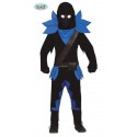 COSTUME CARNEVALE DARK WARRIOR 7/9 ANNI CAMICIA CON CAPUCCIO CITA PANTALONI VIDEOGIOCHI GUERRIERO OSCURO FORTN.NO ACCESS