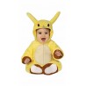 COSTUME CARNEVALE CHINCHILLÀ 18/24MESI VESTITO MONOTUTA CON CAPUCCIO PER TRAVESTIMENTI A TEMA POKEMON PIKACHU NO ACCESSO