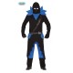 COSTUME CARNEVALE DARK WARRIOR TG.L CAMICIA/CAPUCCIO CINTA PANTALONI VIDEOGIOCHI GUERRIERO OSCURO FORTNIT.NO ACCESSORI