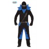 COSTUME CARNEVALE DARK WARRIOR TG.L CAMICIA/CAPUCCIO CINTA PANTALONI VIDEOGIOCHI GUERRIERO OSCURO FORTNIT.NO ACCESSORI