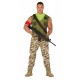 COSTUME CARNEVALE MERCENARIO TG.L PANTALONE CINTURE GILET TRAVESTIMENTI A TEMA VIDEOGIOCHI SOLDATO BEN SHAFER NO ACCESS