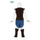 COSTUME VESTITO EZIO MERCENARIO ASSASSINO TG.L PER TRAVESTIMENTI DI CARNEVALE FILM MEDIEVAL ABITO BLUE WHITE B NO ACCESS