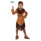 COSTUME BAMBINA INDIANA 10/12 ANNI AMERICA VESTITO E CINTURONE PER TRAVESTIMENTI E SCENE A TEMA FILM WESTERN NO ACCESSOR