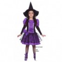 VESTITO CARNEVALE STREGA 4/6 ANNI