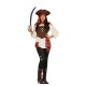 COSTUME PIRATESSA DEI SETTE MARI TG.M 38/40 VESTITO CARNEVALE PIRATA CORSARA CAPPELLO FASCIA CAMICIA.PANTAL. NO ACCESSOR