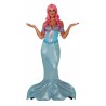 COSTUME CARNEVALE SIRENA ADULTA TAGLIA S 36/38 VESTITO DONNA PESCE PER TRAVESTIMENTI A TEMA SIRENETTA NO ACCESSORI