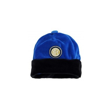 CAPPELLINO IN CINIGLIA FC INTERNAZIONALE NEONATO TAGLIA UNICA AZZURRO BORDO NERO