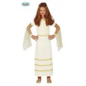 COSTUME GRECO ROMANO BIMBA10/12ANNI VESTITO CARNEVALE TUNICA E VELO DIO DELL"OLIMPO DIO GRECO ZEUS ANTICA ROMA NO ACCESS