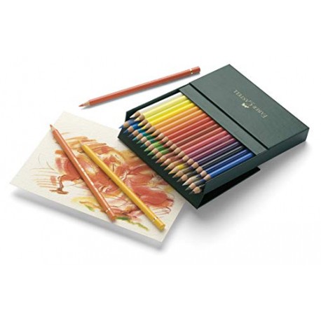 POLYCHROMOS COLOUR PENCILS 36 COLORI A MATITA PER ARTISTI ALTA QUALITÀ MINA 3,8MM SUPER RESISTENTI FABER CASTELL GERMANY