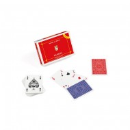 CARTE DA GIOCO RAMINO EXTRA ST.MORITS 2 MAZZI DA 55 CARTE IN ASTUCCIO BLU SCATOLA ROSSA DAL NEGRO MADE IN ITALY