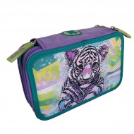 ASTUCCIO SCUOLA 3 ZIP WWF ITALIA ONLUS 2020/21 GIRL VERDE LILLA 46PZ.PENNA FRIXION COLORI GIOTTO DA PANINI SCUOLA ITALY