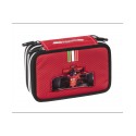 ASTUCCIO SCUOLA 3 ZIP FERRARI KIDS 46PZ.PENNA FRIXION COLORI GIOTTO STAMPA A RILIEVO FERRARI F1 DA PANINI SCUOLA ITALY