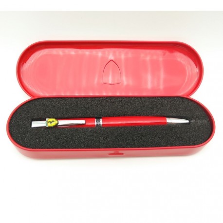 Set Penne Regalo 'Alphabet' – Penna A Sfera E Roller In Metallo Rosso Con Incisione Laser – Astuccio Incluso