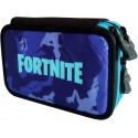 ASTUCCIO SCUOLA 3 ZIP FORTNITE EPIC GAMES BLUE 46PZ COLORI GIOTTO PROD.PENNA CANC. FRIXION UFFICIALE PANINI SCUOLA ITALY