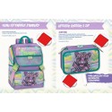 SCHOOL PACK WWF PINK ZAINO SCUOLA ESTENSIB.43X33X12CM + ASTUCCIO 3 ZIP 46 PZ.COLORI GIOTTO PENNA FRIXION PANINI SCUOLA