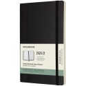 AGENDA MOLESKINE SETTIMANALE 18 MESI 2020/21 WEEKLY NOTEBOOK DIARY PLANNER 13X21CM COPERTINA MORBIDA NERA CON ELASTICO