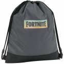 ZAINO A SACCA COULISSE FORTNITE BLACK 42X33CM TASCA CON ZIP PRODOTTO UFFICIALE DISTRIBUITO DA PANINI SCUOLA ITALY