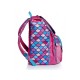 SEVEN SCHOOL PACK SJ GANG SWEET WAVE RODHAMINE RED ZAINO SCUOLA SDOPP.+ ASTUCCIO 3 ZIP INT.45 PEZZI GIOTTO/FRIXION PILOT