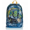 SEVEN SCHOOL PACK SJ GANG CITY EXPLORER ZAINO SCUOLA ORGAN.+ ASTUCCIO QUICK CASE INTERNO 45 PEZZI GIOTTO/FRIXION PILOT