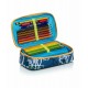 SEVEN SCHOOL PACK SJ GANG CITY EXPLORER ZAINO SCUOLA ORGAN.+ ASTUCCIO QUICK CASE INTERNO 45 PEZZI GIOTTO/FRIXION PILOT