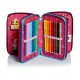 ASTUCCIO SCUOLA 3 ZIP SJ GANG SWEET WAVE GIRL MULTICOLOR COMPLETO 45 PEZZI GIOTTO/FRIXION PILOT/LYRA/TRATTO/SEVEN ITALY