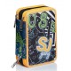 ASTUCCIO SCUOLA 3 ZIP SJ GANG CITY EXPLORER ARANCIO NERO COMPLETO 45 PEZZI GIOTTO/FRIXION PILOT/LYRA/TRATTO/SEVEN ITALY