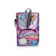 SEVEN SCHOOL PACK SJ GANG PASTEL RAINBOW VIOLET ZAINO SCUOLA SDOPPIAB.+ ASTUCCIO 3 ZIP INT.45 PEZZI GIOTTO/FRIXION PILOT