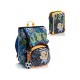 SEVEN SCHOOL PACK SJ GANG CITY EXPLORER FLUO ORANG ZAINO SCUOLA SDOPP.+ ASTUCCIO 3 ZIP INT.45 PEZZI GIOTTO/FRIXION PILOT